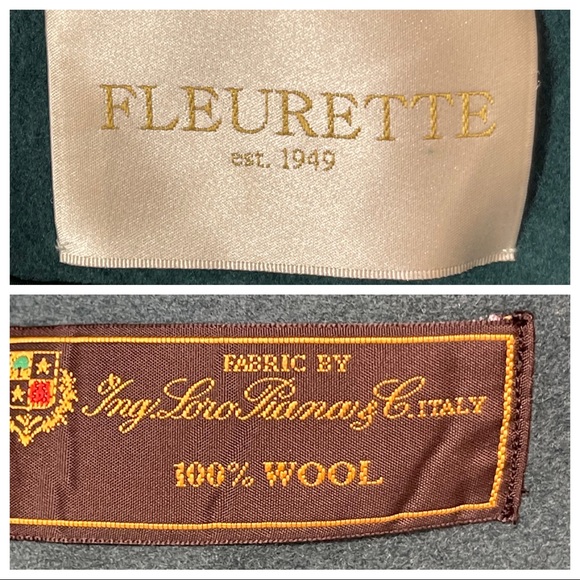 Fleurette Ing Loro Piano 100% wool coat - Picture 7 of 9